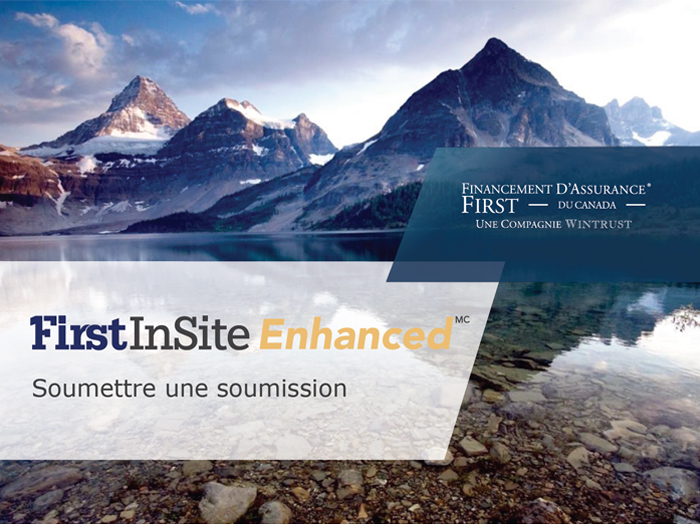 First Insite EnhancedTM Convertir une soumissio