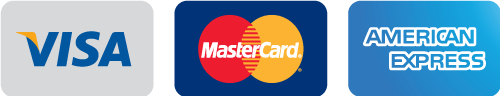 Logos VISA, MasterCard et American Express