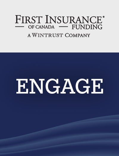 FIRST Insurance Funding of Canada "ENGAGE" poster 