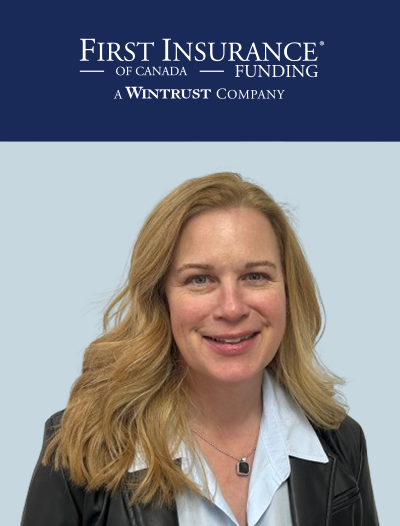 Susanna Fraser-Kuipers headshot in FIRST Insurance Funding of Canada poster 