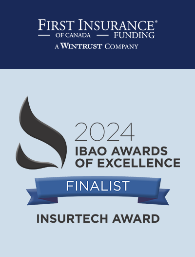 2024 IBAO Awards of Excellence Finalist - InsureTech Award poster 