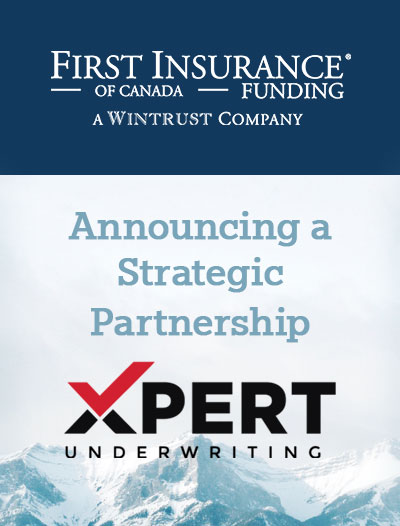FIRST Canada announces a strategic partnership with Xpert Underwriting