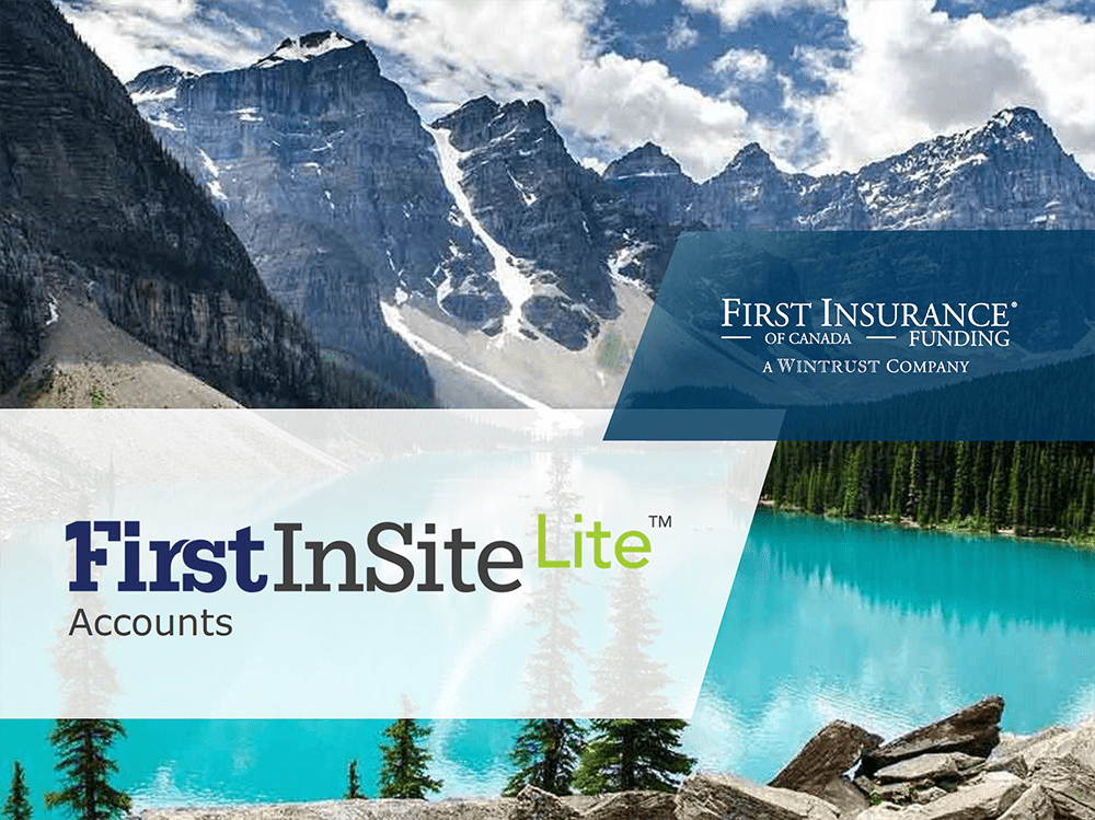 First Insite LiteTM Accounts